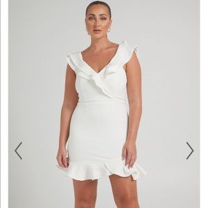 White Showpo Grad Dress
